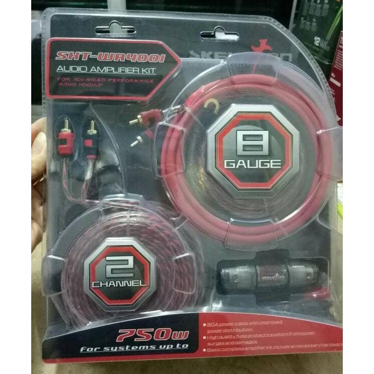 siap kirim paket kabel set audio mobil power & rca lengkap