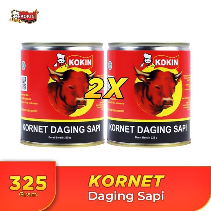 

Rps Corned Beef Kornet Daging Sapi Makanan Kaleng Siap Saji 325Gr Twin Pack - Kokin