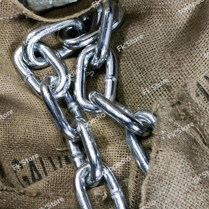 Rantai Galvanis 3/4" (19Mm) / Rantai Kapal Galvanis 19 Mm - Karung Co