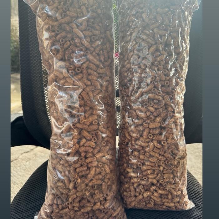 

FF MAKARONI CHOCO PIPA BANTAT 1KG - NKS- CEMILAN RASA COKLAT GURIH MANIS ENAK Food Snacks Keripik