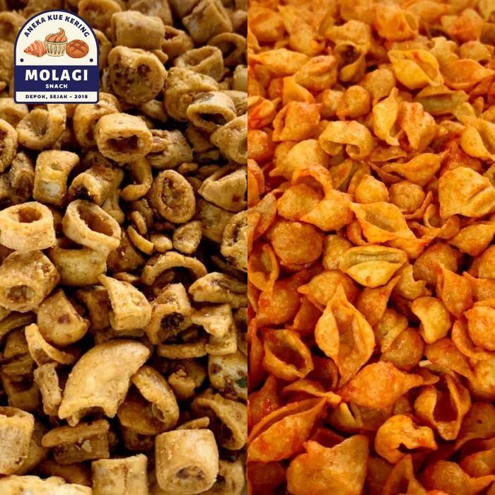 

FF MAKARONI MACARONI (Cemilan Pedas Asin Gurih, Snack Kiloan, Makanan Ringan, Jajanan) - Molagi Snack
