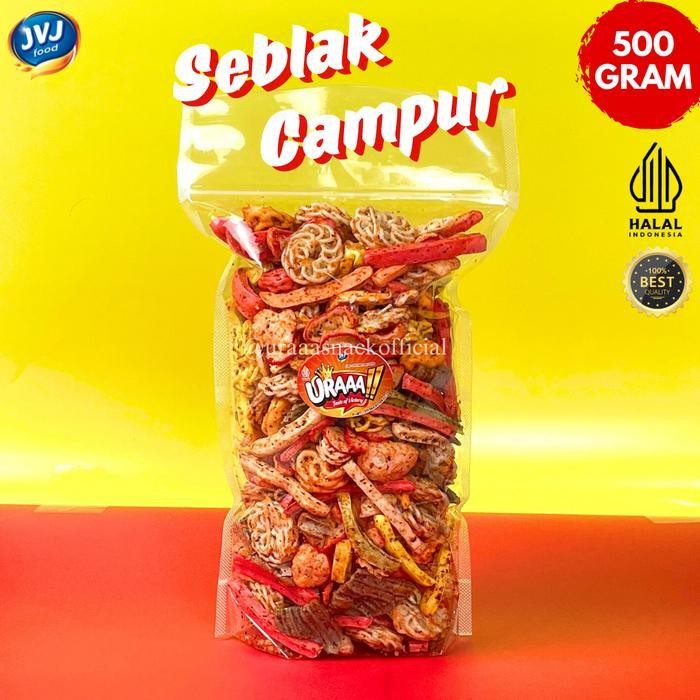 

FF SEBLAK MIX URAAA!! SEBLAK CAMPUR / SEBLAK KERING PEDAS ASIN GURIH - KERUPUK