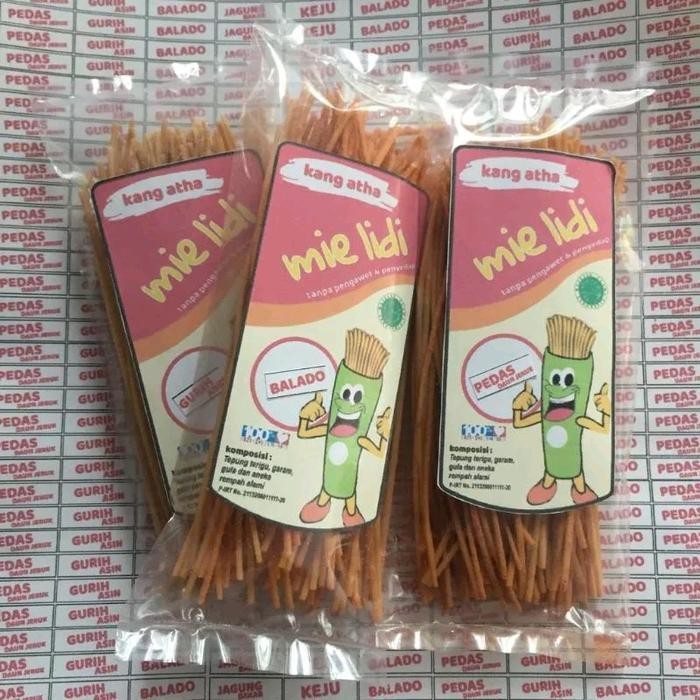

FF MIE LIDI KANG ATHA 30GRAM snack jadul Camilan Pedas Cemilan Keripik Jajanan