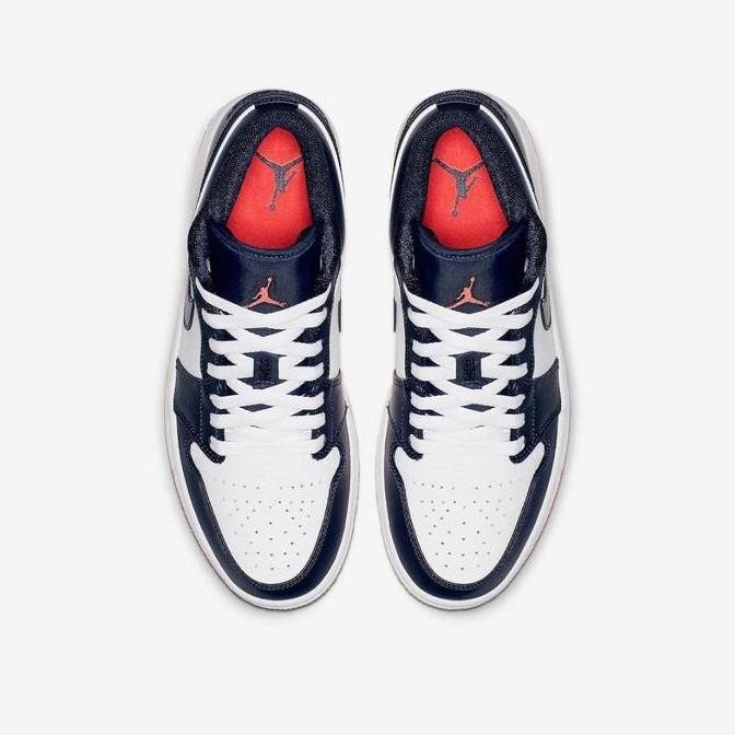 Sepatu Nike Air Jordan 1 Low Obsidian Ember Glow Bnib Original