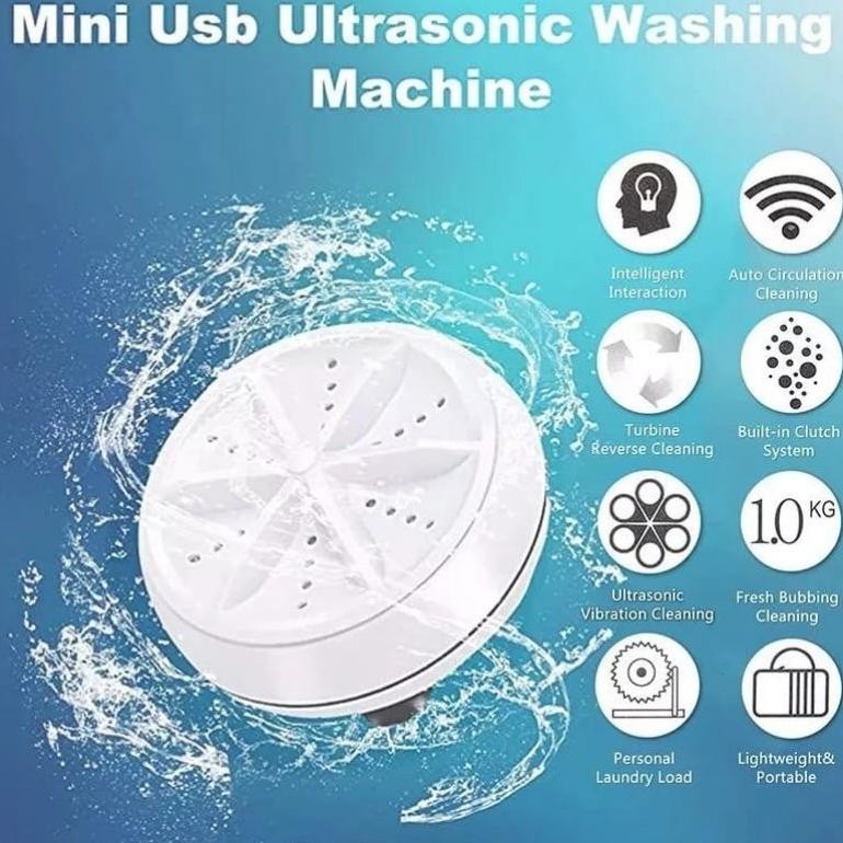 Promo Mesin Cuci Portable Mesin Cuci Baju Mesin Cuci Mini Usb An-139