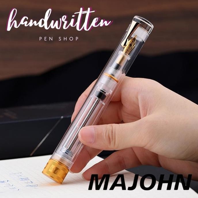 

TERLARIS! MAJOHN V1 The Professor Vacuum Filler Fountain Pen