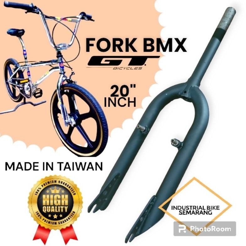 [Kecil Gt Taiwan Fork Garpu Bmx Ukuran 20 Inch Drat / Ulir Fork Bmx 20 Eq-77