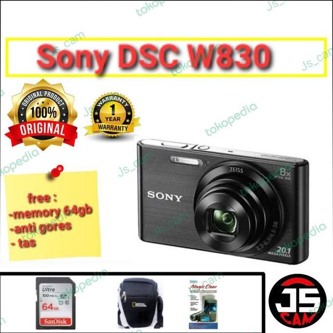 SONY DSC W830 / SONY CYBERSHOT DSC W 830 ORIGINAL DAN TERPERCAYA