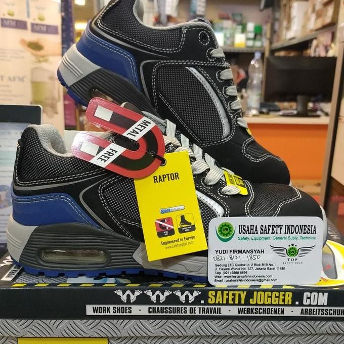 Sepatu Safety Shoes Jogger Raptor Asli Original Co
