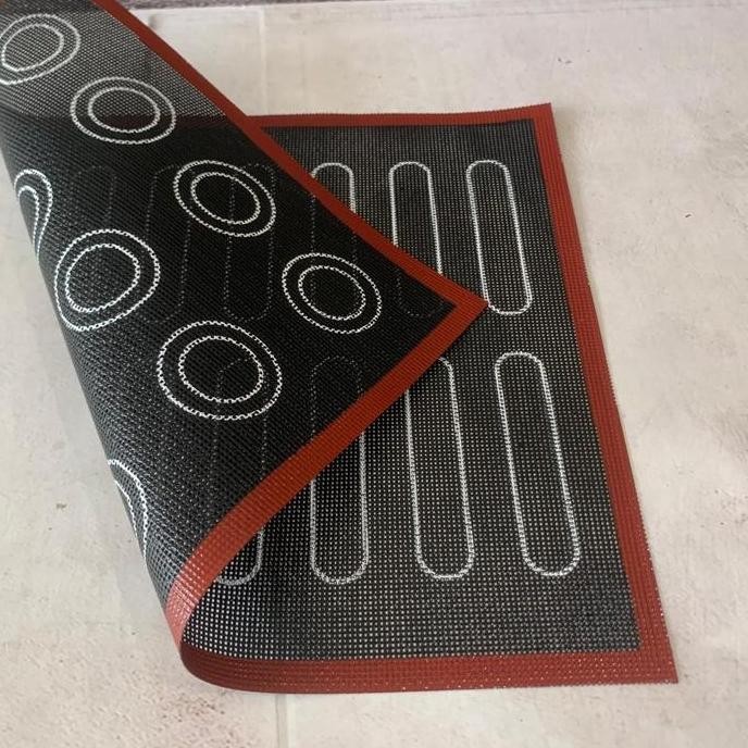 Perforated Eclair/ Macaron Silicone Baking Sheet Baking Mat
