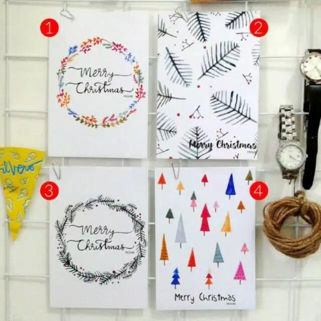 

CJ Kartu Ucapan, Greeting Cards, MERRY CHRISTMAS - Brown Envelope