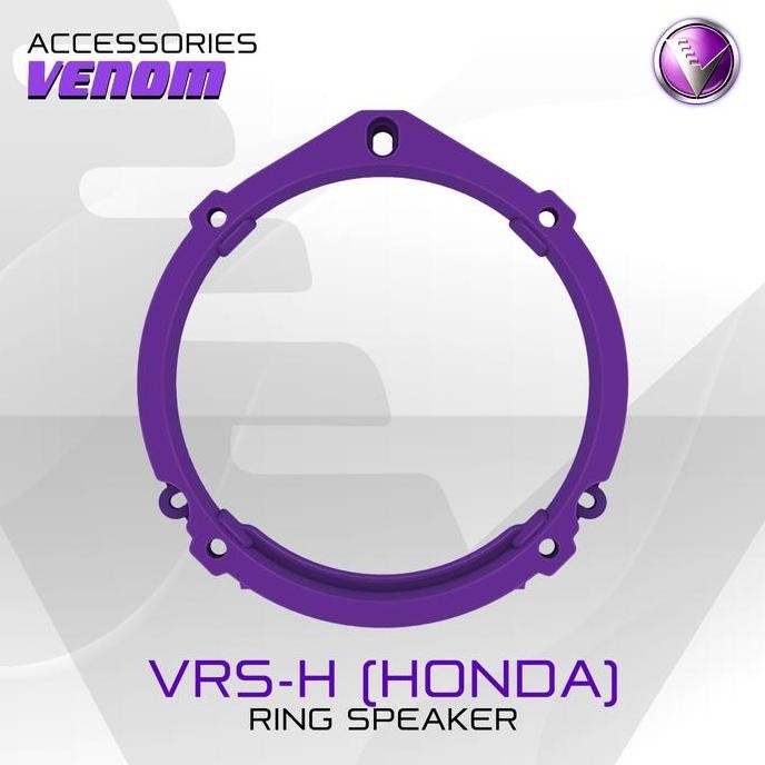 Venom Ring Speaker Mobil 6 Inch Aluminium