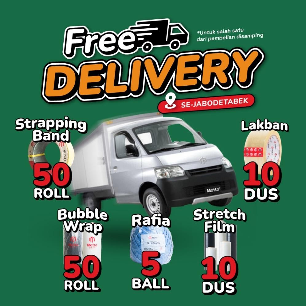 

Lakban Fragile Unboxing 45Mm X 60 Yard Merah - 1 Slop Isi 6 Pcs/Roll - Motto Tape