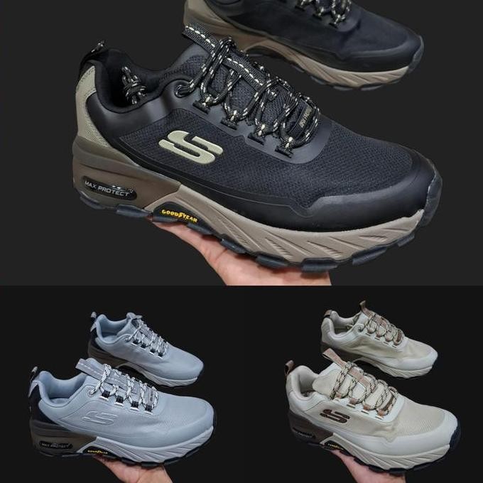 Promo SKECHERS MAX PROTECT GOODYEAR MEN'S TRAIL RUNNING SHOES COD