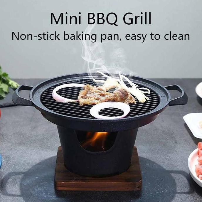 Alat Panggangan Arang Tungku Bbq Barbeque Meja Bulat Alat Panggang Bbq Japanese Grill Stove Tungku A