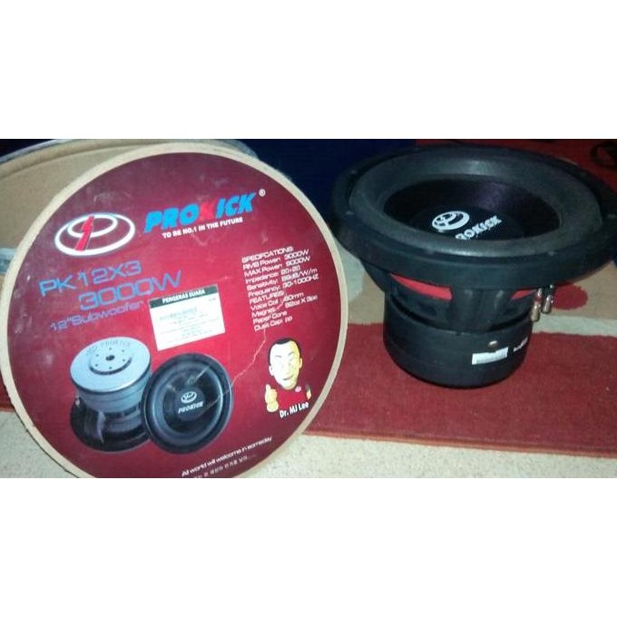 Subwoofer Prokick pkx3