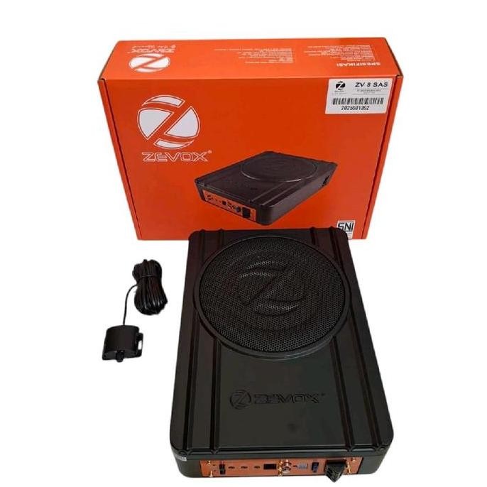 Subwoofer kolong zevox zv8sas subwoofer kolong 8 inch zevox