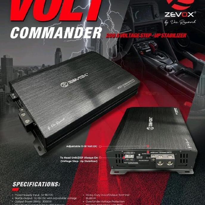 Step Up Volt Commander Vox Research 200 A Voltage Stabilizer ORINAL