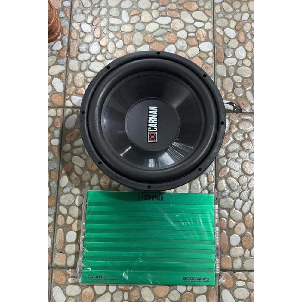 Paketan Carman Sub Carman 1288 + Power Carman CA 400 - Dinasti Audio