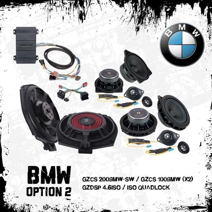 Plug Play BMW Premium Sound Upgrade speaker amplifier subwoofer