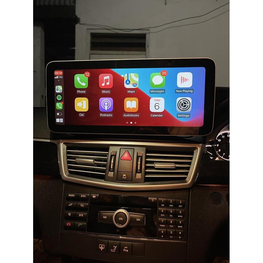 HEAD UNIT ANDROID 10 12.5" MERCEDES W212 W204 W205 W117 APPLE CALAY