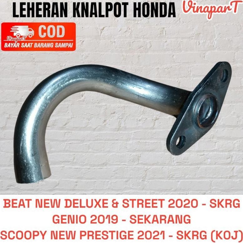 LEHERAN KNALPOT HONDA BEAT NEW DELUXE STREET 2020 GENIO SCOOPY NEW 2021 K0J