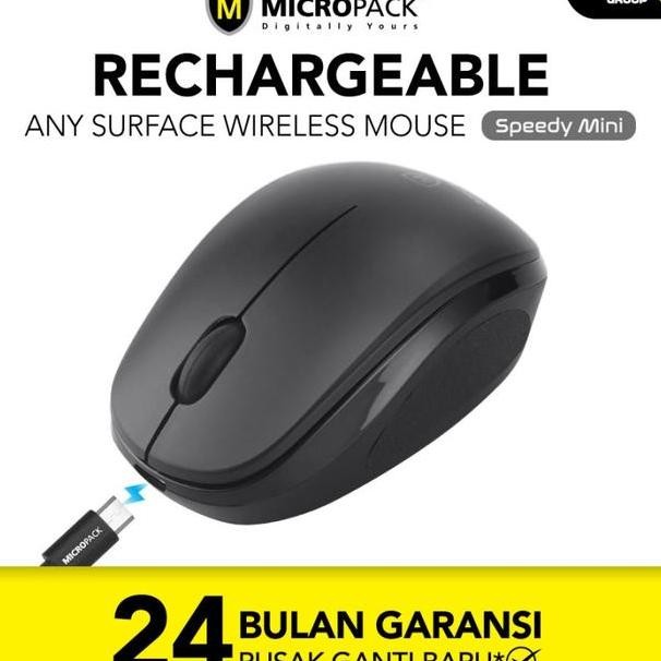 Micropa Wireless Mouse Blue Tech Rechargeable Bt751C