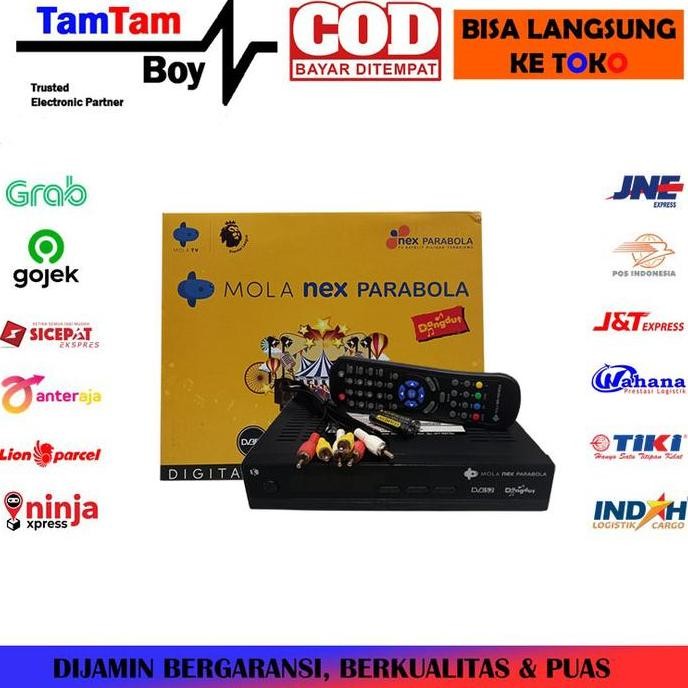 BEBAS ONGKIR - Receiver Parabola Nex Parabola Kuning Hybrid Gratis Lokal dan Premium