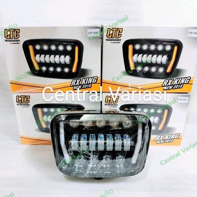 BEBAS ONGKIR - Lampu reflektor LED daymaker Rxking Scarlet original