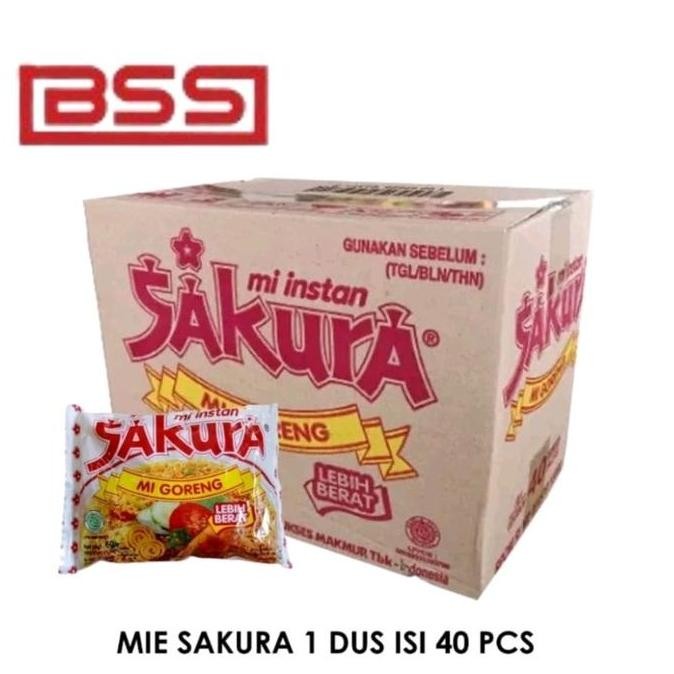 

Mie Sakura Goreng-1Dus isi 40pcs Noodles Instan indomie LS