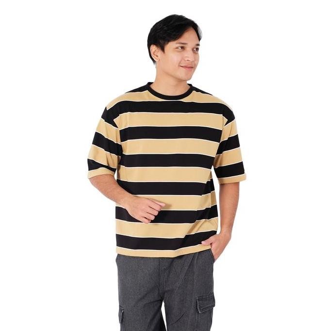 POSHBOY Kaos Oversize Pria Lengan Pendek Oblong warna Merah Navy Lifestyle Original LA