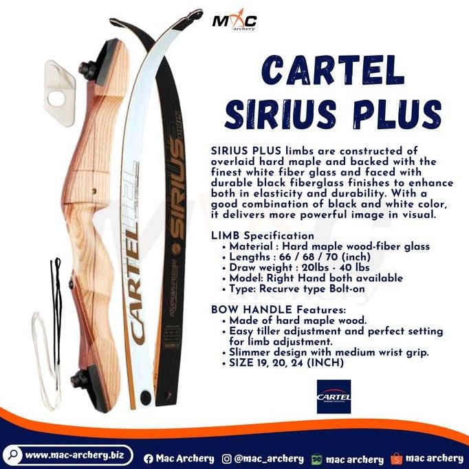 Bow Set Cartel Paket Busur Panahan Cartel Bowset Cartel Sirius Plus Kualitas Terbaik Harga Termurah