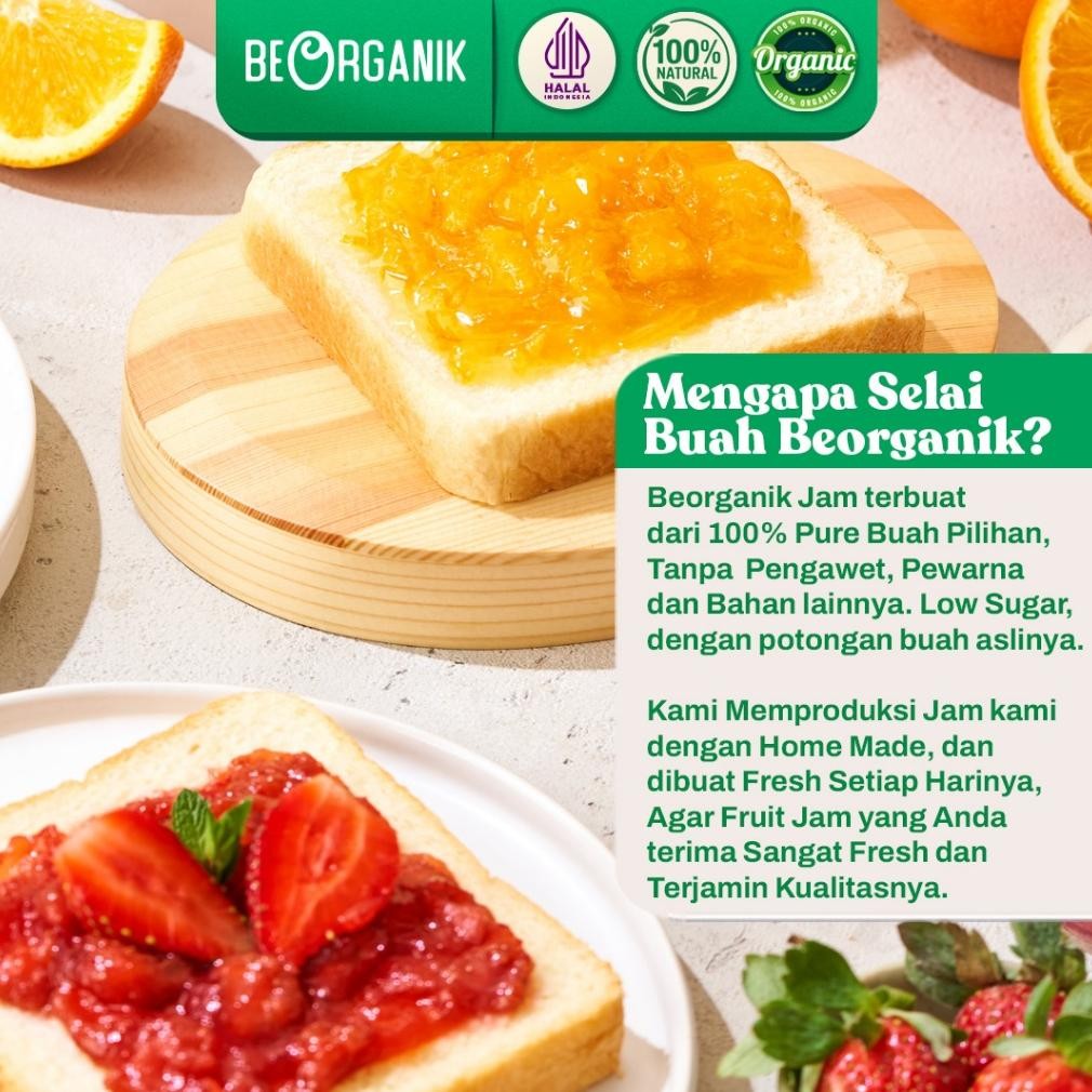 

Beorganik Blueberry Jam / Selai Blueberry 280gr Asli Tanpa Pengawet