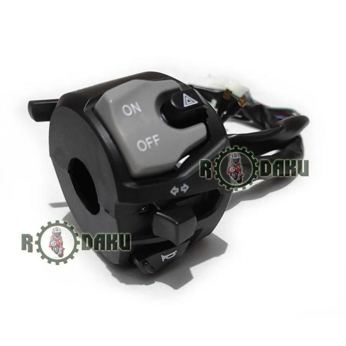 Saklar Kiri 5In1 Saklar On Off Dim Hazard Sen Klakson Stang Motor Universal Baru