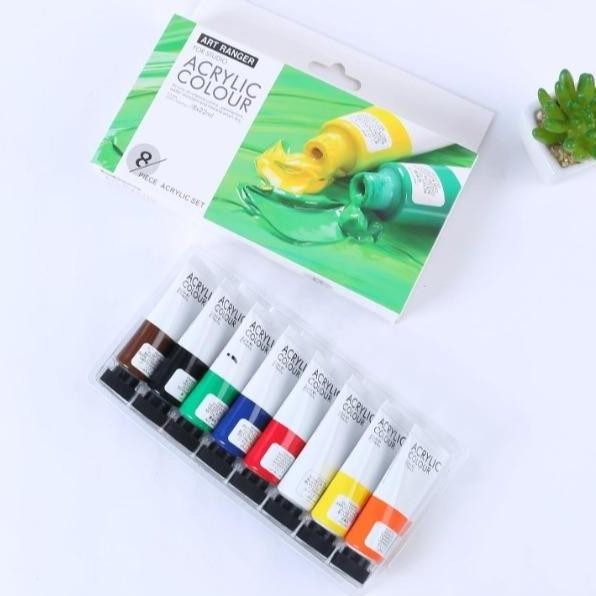 

Art Ranger Regular Acrylic Set 8 X 22Ml / Cat Akrilik Acrylic Colour