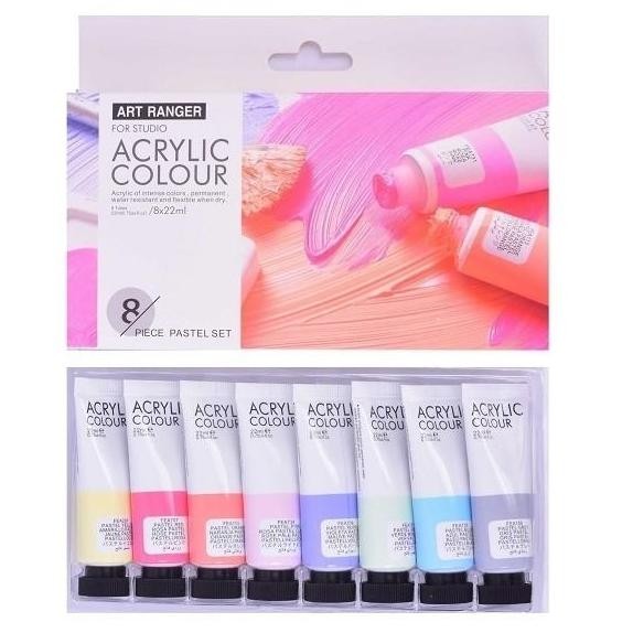 

Art Ranger Pastel Acrylic Set 8X22Ml / Cat Akrilik Pastel Acrylic Colour