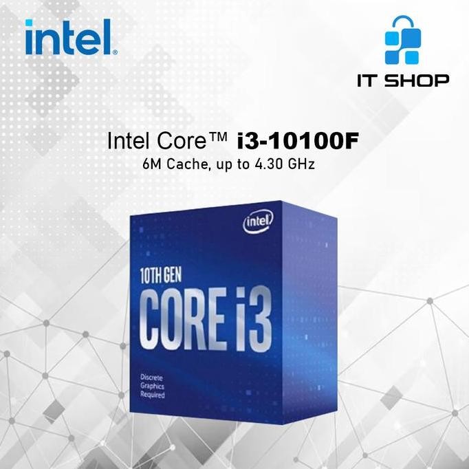 Processor Intel Core I3 10100F Lga 1200 Box Cpu Laptop