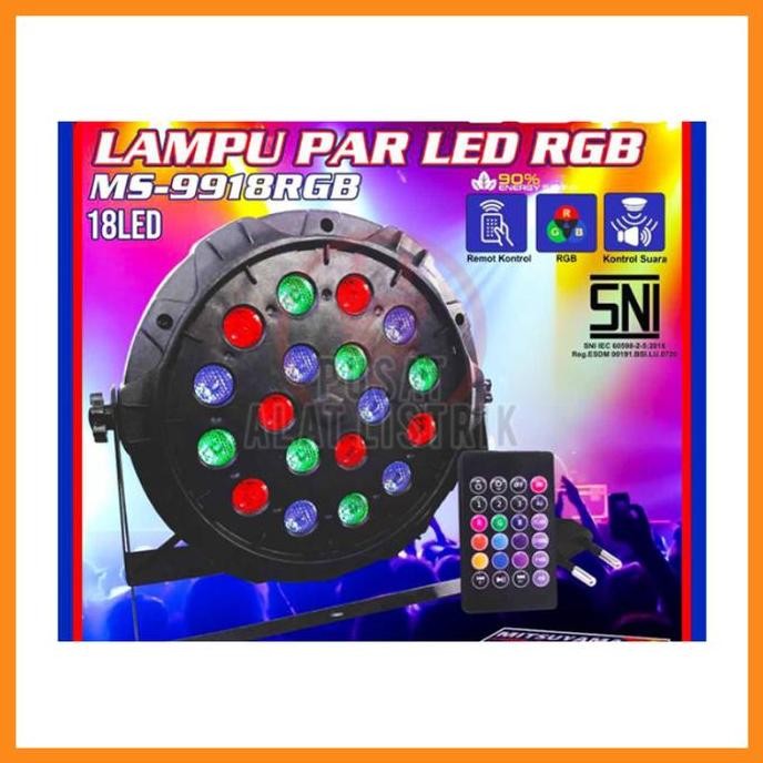 Lampu Par Led Rgb Lampu Panggung Rgb Lampu Dekorasi Rgb Warna Remot Lampu Tembak Rgb Lampu Sorot Rgb