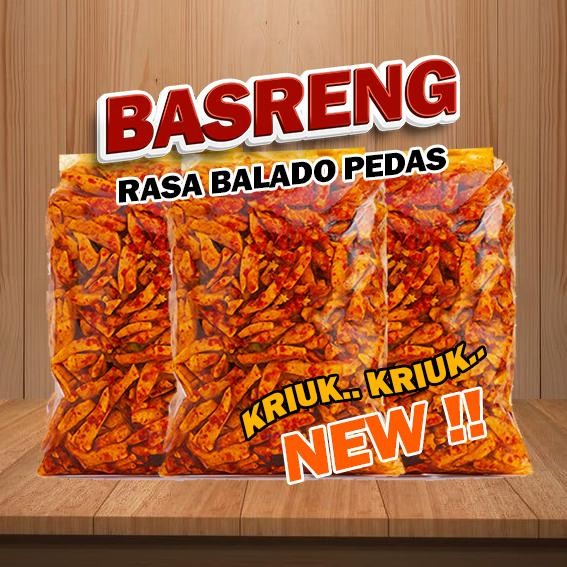 

Basreng Original Pedas Daun Jeruk Viral 1KG Cemilan Sultan Cianjur Makanan Ringan TOP Gaming COD