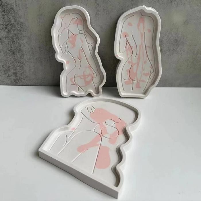

(Promo) Cetakan Silikon Tray Human Female Body Resin Gypsum Mold Bestseller
