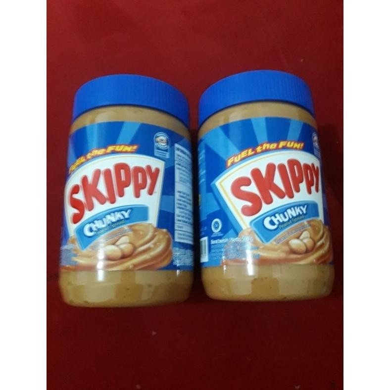 

SKIPPY PEANUT BUTTER 500 GR CREAMY AND CHUNKY