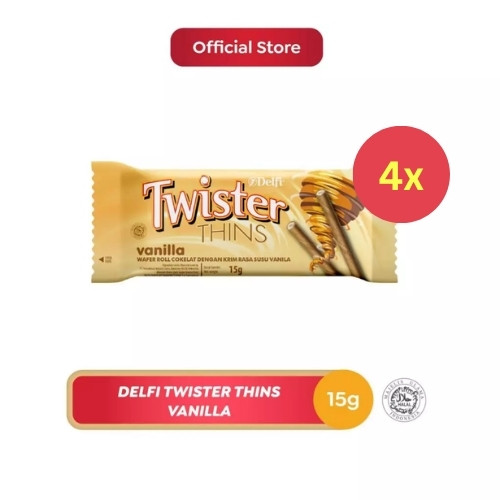 

Delfi Twister Thin Vanilla 15gr x4