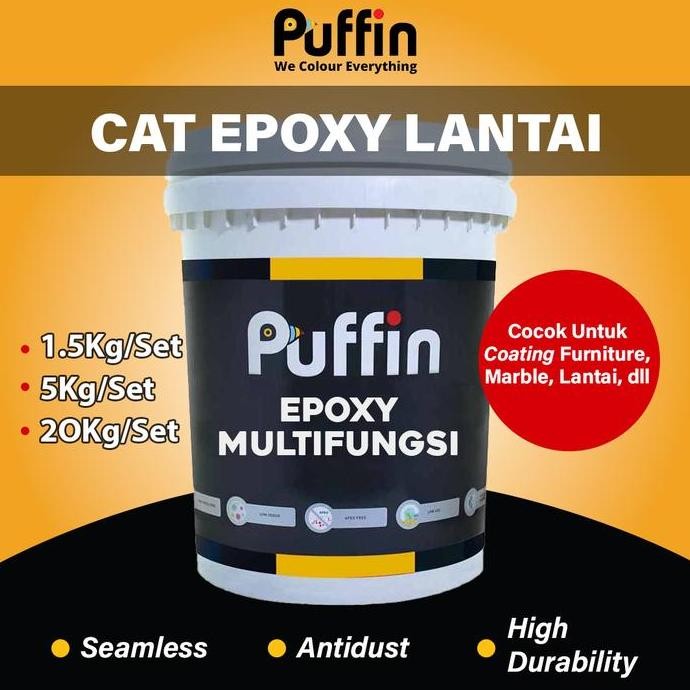 Cat Epoxy Resin Coating Bening Puffin Epoxy Multifungsi