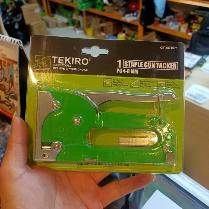 

Staples Gun Merk Tekiro Untuk Staples Uk 4-8Mm Hijau - Not Specified Co