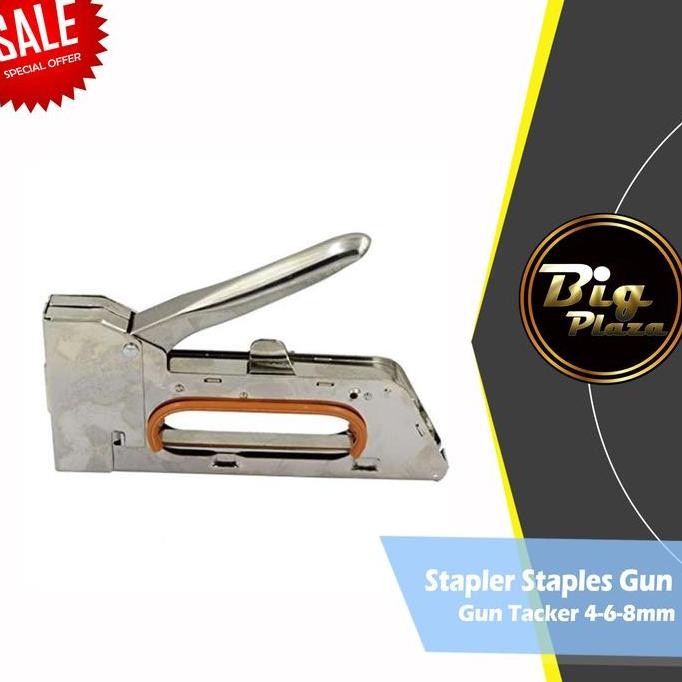 

Stapler Staples Guntembak Jok Kulit Motor / Gun Tacker 4-6-8Mm 0668 Stationery Co
