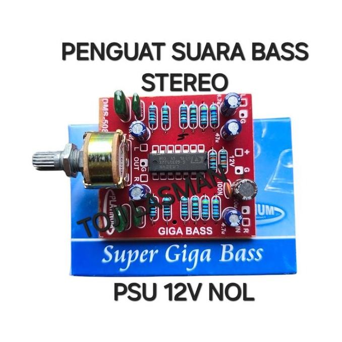 KIT PCB MODUL PREAMP PENGUAT SUARA BASS TREBLE VOKAL GIGABASS TURBOBASS GALAXI GALAXY  I II III 1 2 