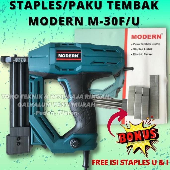 

Mesin Staples Electric Modern Paku Tembak Listrik M 30F/U Gun Tacker Co