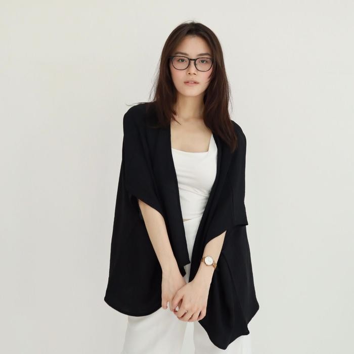 FSF Sooya Outer Cewek Blazer Wanita Lengan Pendek / Outer Lengan Pendek Wanita / Baju Atasan Wanita 