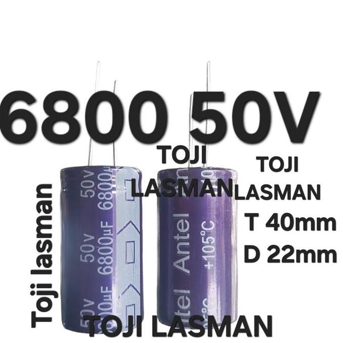 ELKO ELKO KAPASITOR 6800UF 50V 6800 6.800 UF 50 V VOLT 35V 35 V VOLT