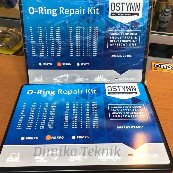 Oring Kit Set Jis Nbr 90 (Merk Ostynn) - Blue
